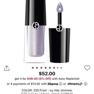 Giorgio Armani Icy Lilac Shimmer Lip Gloss